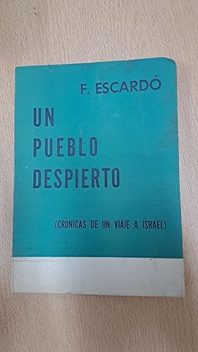 Immagine del venditore per Un pueblo despierto venduto da Libros nicos