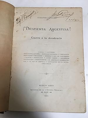 Imagen del vendedor de Despierta Argentina a la venta por Libros nicos