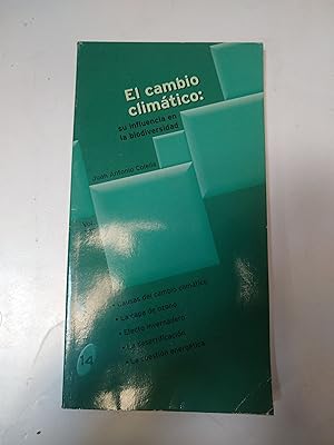Seller image for El cambio climtico for sale by Libros nicos