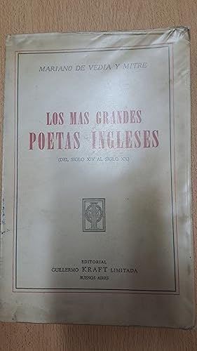 Imagen del vendedor de Los mas grandes poetas ingleses a la venta por Libros nicos