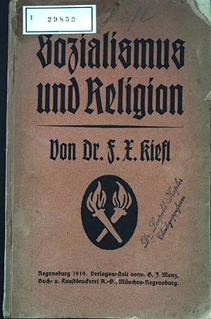 Bild des Verkufers fr Sozialismus und Religion. zum Verkauf von books4less (Versandantiquariat Petra Gros GmbH & Co. KG)