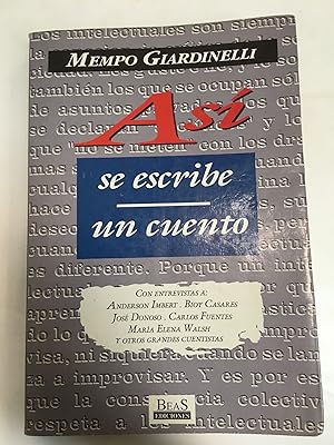 Seller image for Asi se escribe un cuento for sale by Libros nicos