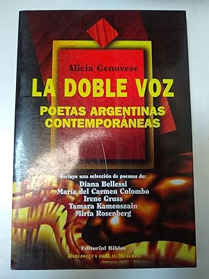 Imagen del vendedor de La doble voz a la venta por Libros nicos