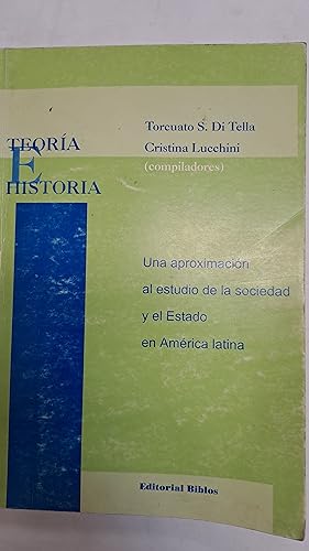 Seller image for Teoria e Historia for sale by Libros nicos