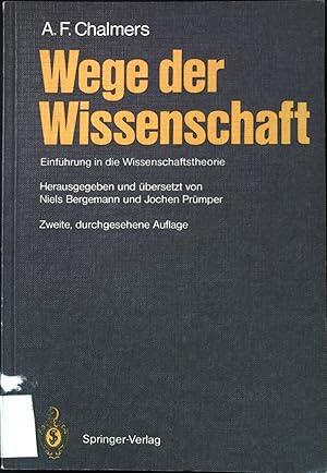 Bild des Verkufers fr Wege der Wissenschaft : Einfhrung in die Wissenschaftstheorie. zum Verkauf von books4less (Versandantiquariat Petra Gros GmbH & Co. KG)