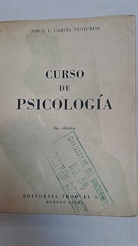 Seller image for Curso de psicologia for sale by Libros nicos