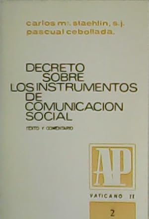 Seller image for Decreto sobre las iglesias orientales catlicas. Texto y comentario. for sale by Librera y Editorial Renacimiento, S.A.