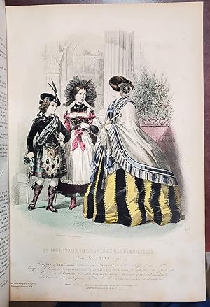 Bild des Verkufers fr Le Moniteur des dames et des demoiselles. Guide des travaux de dames 1855-1856 zum Verkauf von Parigi Books, Vintage and Rare