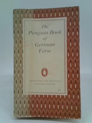 Bild des Verkufers fr The Penguin Book of German Verse zum Verkauf von World of Rare Books