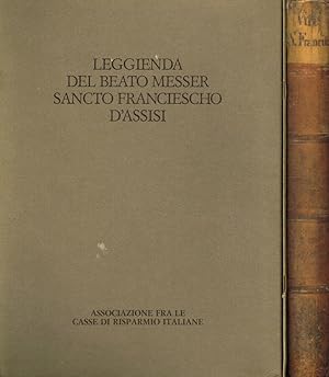 Bild des Verkufers fr Leggienda del beato messer sancto Franciescho d'Assisi 2voll. zum Verkauf von Biblioteca di Babele