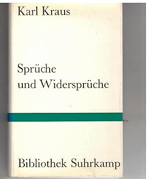 Bild des Verkufers fr Sprche und Widersprche zum Verkauf von Bcherpanorama Zwickau- Planitz