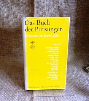 Bild des Verkufers fr Das Buch der Preisungen. Verdeutsch von Martin Buber. zum Verkauf von terrahe.oswald