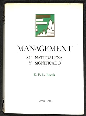 Imagen del vendedor de Management: su naturaleza y significado a la venta por Els llibres de la Vallrovira