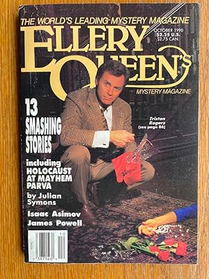 Image du vendeur pour Ellery Queen Mystery Magazine October 1990 mis en vente par Scene of the Crime, ABAC, IOBA