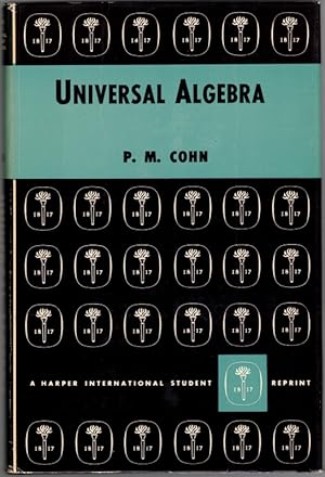 Bild des Verkufers fr Universal Algebra. Reader in Pure Mathematics. First reprint edition.[= A Harper International Student Reprint]. zum Verkauf von Antiquariat Fluck