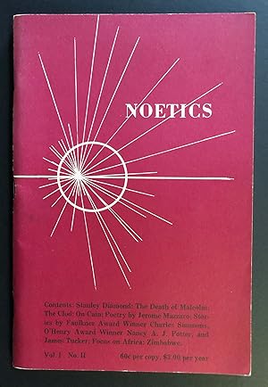 Image du vendeur pour Noetics, Volume 1, Number 2 (I, II; 1965) mis en vente par Philip Smith, Bookseller