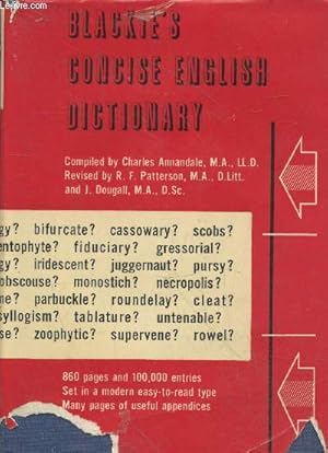 Seller image for Blackie's concise english dictionary for sale by Le-Livre