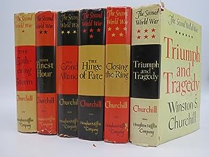 Seller image for THE SECOND WORLD WAR (COMPLETE 6 VOLUME SET) The Gathering Storm; Their Finest Hour; the Grand Alliance; the Hinge of Fate; Closing the Ring; Triumph and Tragedy for sale by Sage Rare & Collectible Books, IOBA