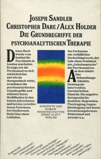 Immagine del venditore per Grundbegriffe der psychonalytischen Therapie. venduto da Bcher Eule