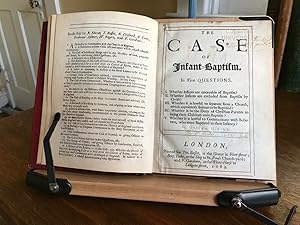 Bild des Verkufers fr The Case of Infant Baptism, In Five Questions. zum Verkauf von ROBIN RARE BOOKS at the Midtown Scholar