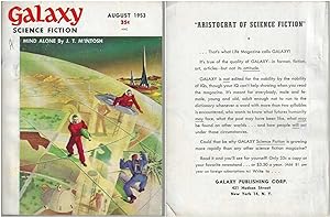 Bild des Verkufers fr Galaxy Science Fiction 1953 Vol. 06, No. 05 August: Mind Alone / Diplomatic Immunity / Stamped Caution! / We're Civilized / The Trap / Minimum Sentence zum Verkauf von John McCormick
