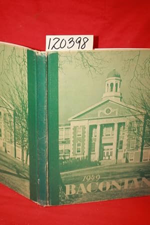 Image du vendeur pour The Baconian 1949 "This is Our School" YEARBOOK Bridgeton, New Jersey mis en vente par Princeton Antiques Bookshop