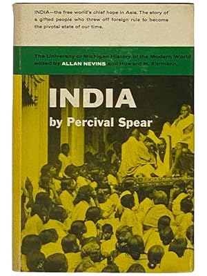 Seller image for India: A Modern History (The University of Michigan History of the Modern World, Vol. 13) for sale by Yesterday's Muse, ABAA, ILAB, IOBA