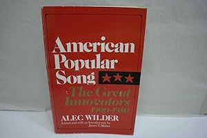 Immagine del venditore per American Popular Song: The Great Innovators 1900-1950 venduto da Antiquariat Wilder - Preise inkl. MwSt.