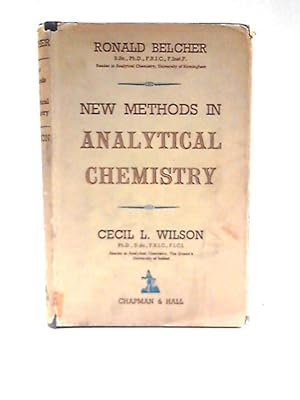Image du vendeur pour New Methods in Analytical Chemistry mis en vente par World of Rare Books