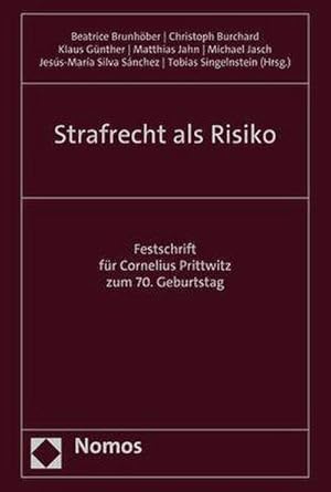 Seller image for Strafrecht als Risiko for sale by Wegmann1855