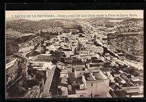 Imagen del vendedor de Postal Arcos de la Frontera, Vista parcial del lado Oeste desde la Torre de Santa Maria a la venta por Bartko-Reher