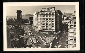 Bild des Verkufers fr Postcard Rio de Janeiro, Av. Erasmo Braga zum Verkauf von Bartko-Reher