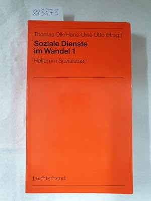 Bild des Verkufers fr Soziale Dienste im Wandel, Bd.1, Helfen im Sozialstaat : zum Verkauf von Versand-Antiquariat Konrad von Agris e.K.