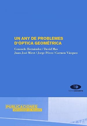 Seller image for Un any de problemes dptica geomtrica for sale by Imosver