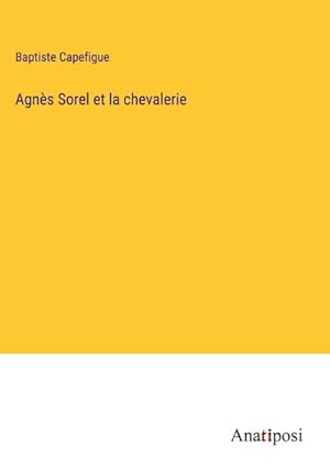 Image du vendeur pour Agns Sorel et la chevalerie mis en vente par AHA-BUCH GmbH