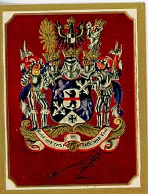 Bild des Verkufers fr Sammelbild Ruhmreiche Deutsche Wappen Nr. 102, Albrecht Graf von Roon, preuischer Kriegsminister zum Verkauf von akpool GmbH