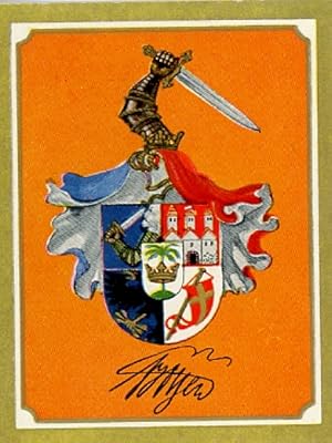 Bild des Verkufers fr Sammelbild Ruhmreiche Deutsche Wappen Nr. 87, Hermann von Boyen, preuischer Kriegsminister zum Verkauf von akpool GmbH