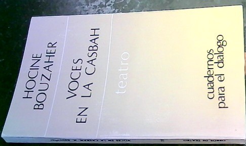 Seller image for Voces en la Casbah. Teatro for sale by Librera La Candela