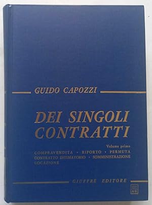 Dei singoli contratti. (Vol. 1)