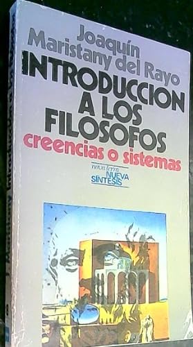 Seller image for Introduccin a los Filsofos. Crrencias o sistemas for sale by Librera La Candela