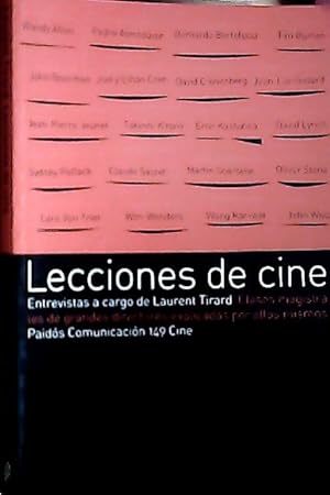 Bild des Verkufers fr Lecciones de cine : clases magistrales de grandes directores explicadas por ellos mismos zum Verkauf von Librera La Candela