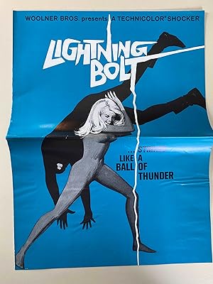 Image du vendeur pour Lightning Bolt Pressbook 1967 Anthony Eisley, Wandisa Leigh mis en vente par AcornBooksNH