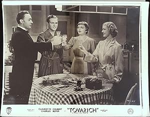 Immagine del venditore per Tovarich 8 X 10 Still 1937 Claudette Colbert, Charles Boyer, Basil Rathbone venduto da AcornBooksNH