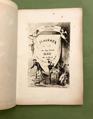 [BORET (G. de)]. Almanach de la société des aqua-fortistes. (Illustré par) G. de Boret. Odelettes...