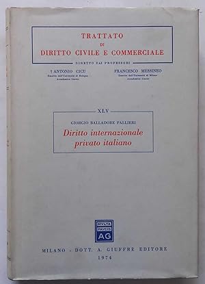 Diritto Internazionale privato italiano.