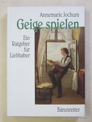 Bild des Verkufers fr Geige spielen. Ein Ratgeber fr Liebhaber. Kassel, Brenreiter, 1994. Mit Illustrationen u. Noten. 196 S. Illustrierter Or.-Pp. (ISBN 376181142X). - Papier leicht gebrunt. zum Verkauf von Jrgen Patzer