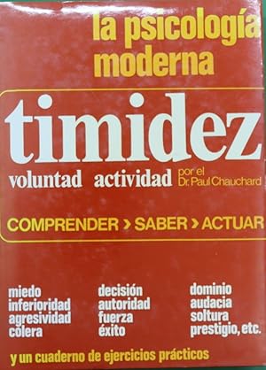 Bild des Verkufers fr Timidez voluntad-actividad zum Verkauf von Librera Alonso Quijano