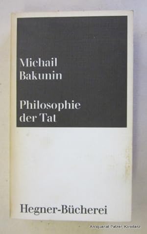 Bild des Verkufers fr Philosophie der Tat. Auswahl aus seinem Werk. Eingeleitet u. herausgegeben von Rainer Beer. Kln, Hegner, 1968. Kl.-8vo. 382 S. Or.-Kart.; etwas fleckig, Rcken gebrunt. (Hegner-Bcherei). - Die erste Hlfte mit Bleistiftan- u. -unterstreichungen. zum Verkauf von Jrgen Patzer