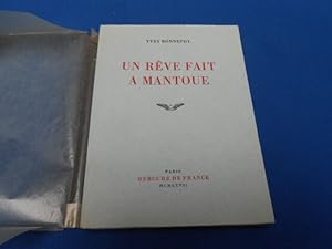 Seller image for Un rve fait a Mantoue for sale by Emmanuelle Morin
