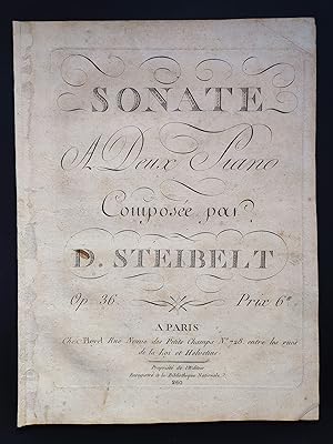 Image du vendeur pour Sonate  deux piano. Op.36. mis en vente par Flix ALBA MALZIEU